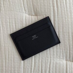 Hermes Citizen Twill Card Holder in Androise